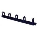 Oem 19" binding panel 1U, 5x metal bracket, 40x70mm, black Oem 19" binding panel 1U, 5x metal bracket, 40x70mm, black