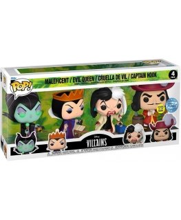 Funko POP -paketti 4 figuuria Disney Villains