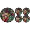 BERTONI EE Round coaster set 1+4 - BOUQUET
