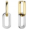 Rosefield Minimalist kaksisävyiset korvakorut ovat terästä 2in1 JEDLG-J712 Rosefield Minimalist kaksisävyiset korvakorut ovat terästä 2in1 JEDLG-J712