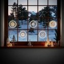 AmeliaHome Led Stained Glass AH MANDAL CIRCLE SET 5 PCS. AmeliaHome Led Stained Glass AH MANDAL CIRCLE SET 5 PCS.