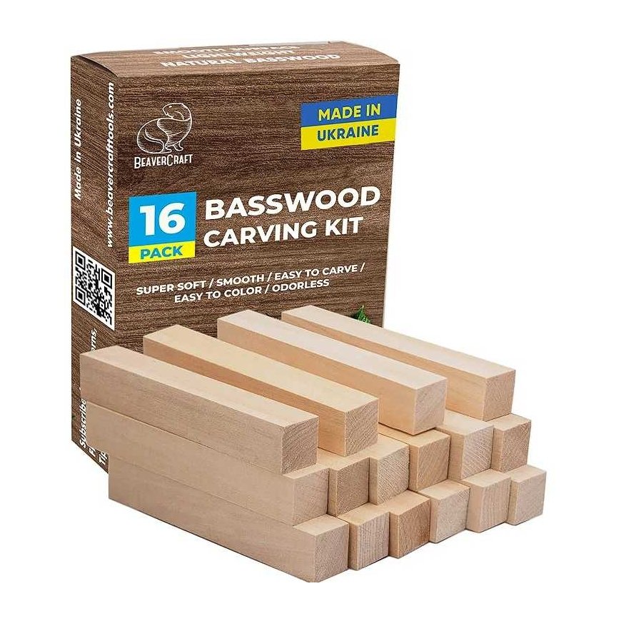 Table - blank BeaverCraft BW16 16 pcs. for carving