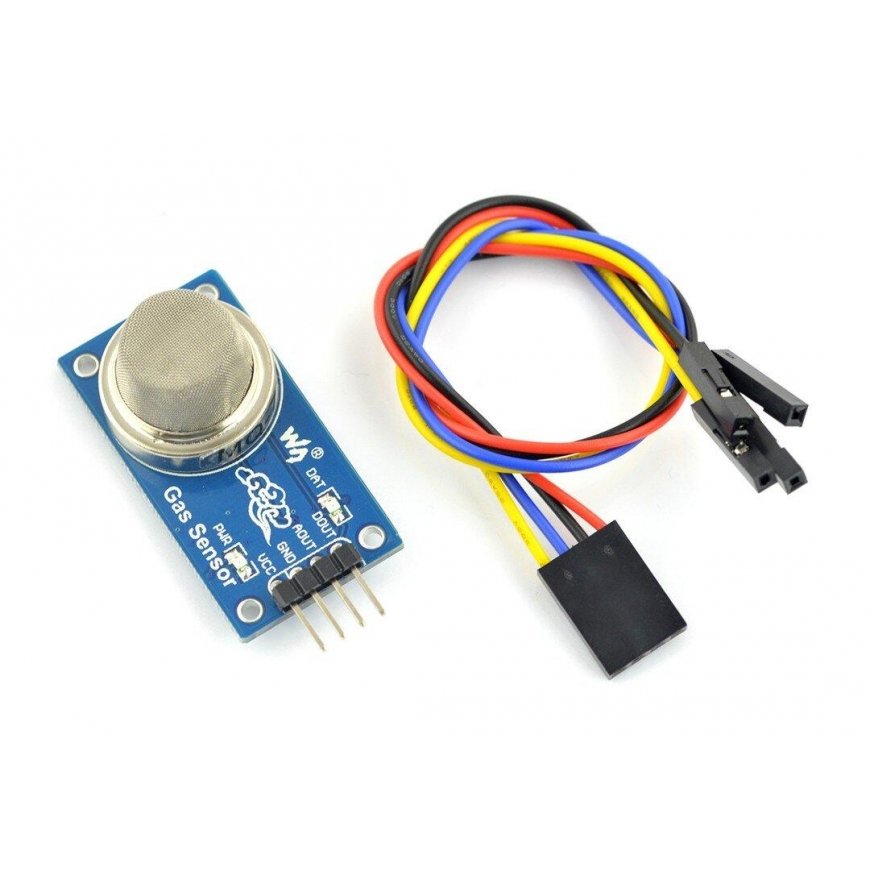 LPG, Natural Gas and Coal Gas Sensor MQ-5 Module, Semiconductor, Waveshare 9531 – 2