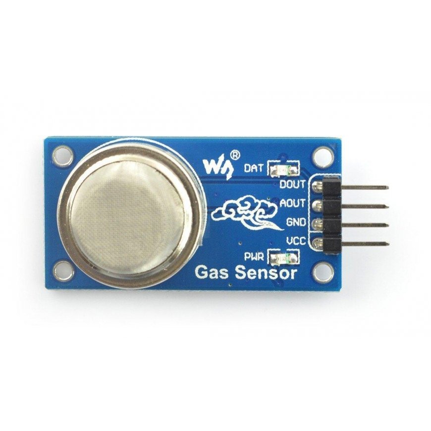 LPG, Natural Gas and Coal Gas Sensor MQ-5 Module, Semiconductor, Waveshare 9531 – 3