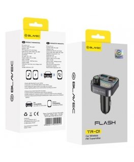 Blavec FM Transmitter Flash TR-01 MP3, Bluetooth - 2xUSB + Type