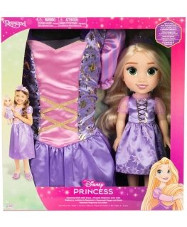 Jakks Pacific Disney Rapunzel nukke + puku 38cm