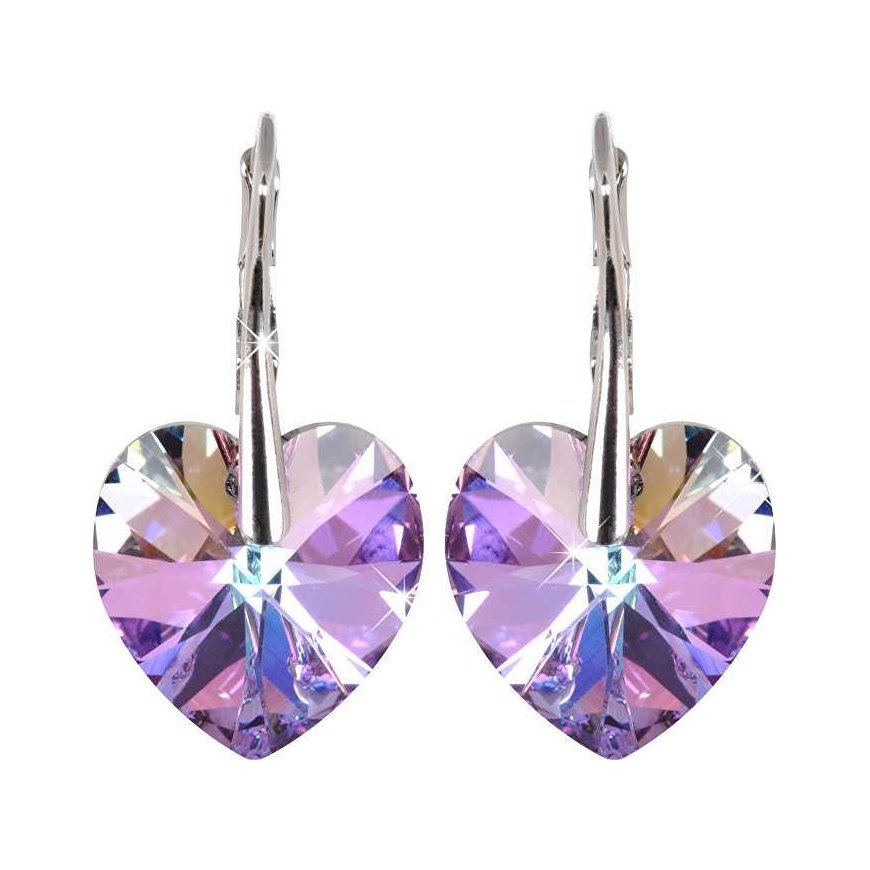 Levien Romantic Heart Earrings Vitrail Light
