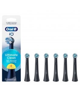 Toothbrush Braun Spare brush io Ultimate Clean Black 6pcs