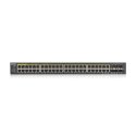 Zyxel GS1920-48HPV2 Valdomas Gigabit Ethernet (10/100/1000) Maitinimas per Eternetą (PoE) Juoda