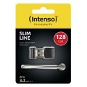 Intenso Slim Line USB atmintukas 128 GB USB A tipo 3.2 Gen 1 (3.1 Gen 1) Juoda