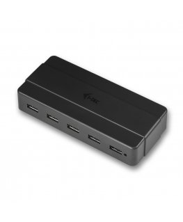i-tec U3HUB742 sąsajos šakotuvas USB 3.2 Gen 1 (3.1 Gen 1) Type-B 5000 Mbit/ai Juoda
