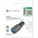 4smarts 4S464458 Universaali musta Lightning Pikalataus Auto 4smarts 4S464458 Universaali musta Lightning Pikalataus Auto