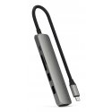 Satechi ST-P6SM keskitin USB Type-C 10000 Mbit/s Harmaa Satechi ST-P6SM keskitin USB Type-C 10000 Mbit/s Harmaa