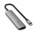 Satechi ST-P6SM interfeisa centrmezgls USB Veids-C 10000 Mbit/s Pelēks Satechi ST-P6SM interfeisa centrmezgls USB Veids-C 10000 Mbit/s Pelēks