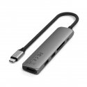 Satechi ST-P6SM sąsajos šakotuvas C tipo USB 10000 Mbit/ai Pilka Satechi ST-P6SM sąsajos šakotuvas C tipo USB 10000 Mbit/ai Pilka