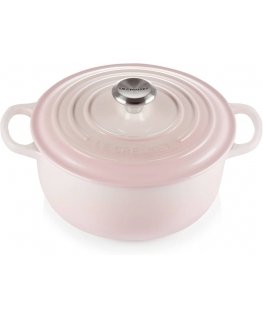 Le Creuset Signature Cast Iron- Round Casserole 20cm shellpink