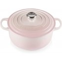 Le Creuset Signature Cast Iron- Round Casserole 20cm shellpink