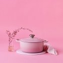 Le Creuset Signature Cast Iron- Round Casserole 20cm shellpink