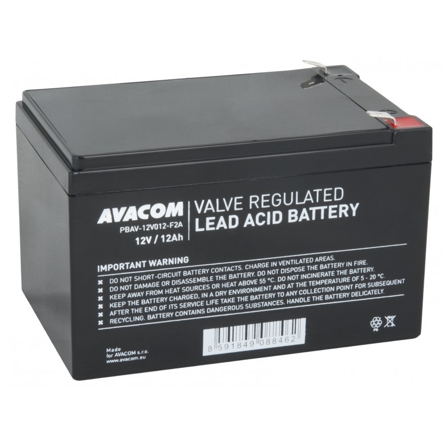 AVACOM PBAV-12V012-F2A UPS akumulators Noslēgts svina