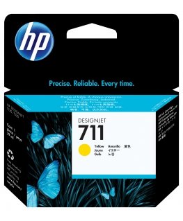 HP 711 DesignJet -mustekasetti, keltainen, 29 ml