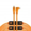 Tether Tools TetherPro USB-C Optima 10G rechts orange 9,4m