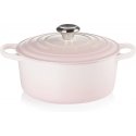 Le Creuset Signature Cast Iron Round Casserole 24cm shell pink