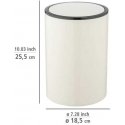Waste bin INCA, 5 L, WENKO Waste bin INCA, 5 L, WENKO
