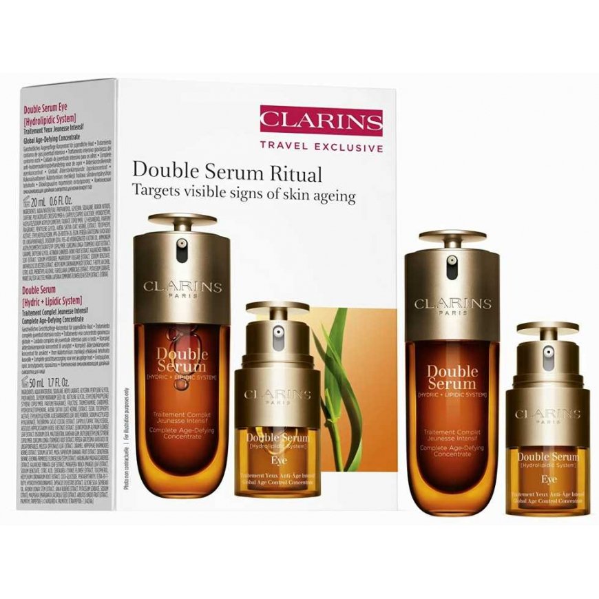 Clarins Double Serum Ritual Skincare Gift Set – 2
