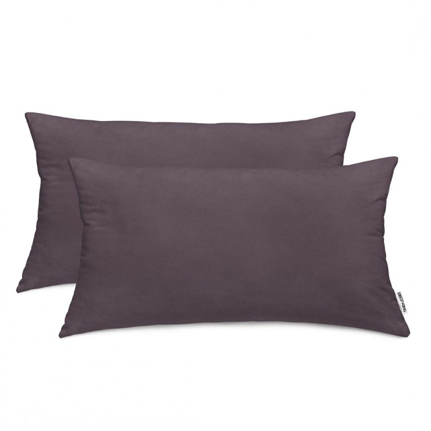 DecoKing Pillowcase CHOCOLATE 40x80*2