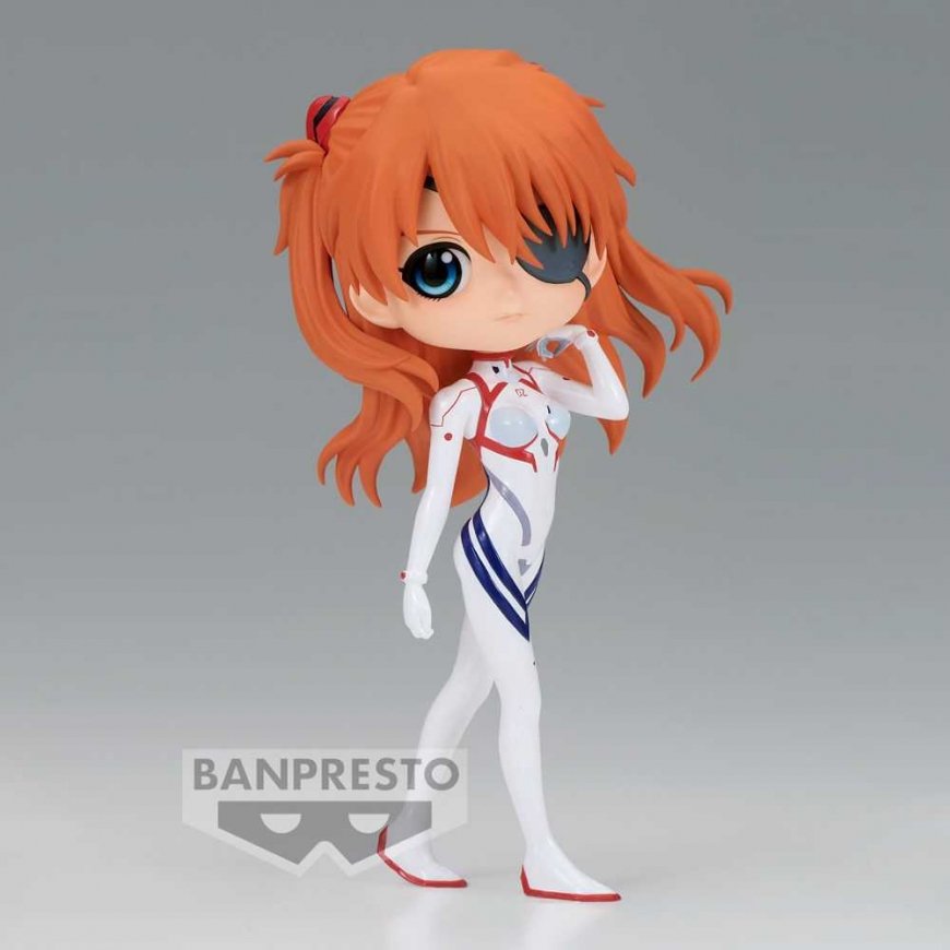 Banpresto Evangelion 3.0 Asuka Shikinami Langley Plugsuit Style Ver. BQ-taskufiguuri 14cm – 2
