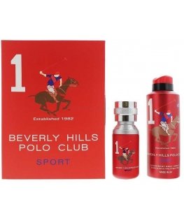 Gift Set Beverly Hills Polo Club: 1982 - Sport 1, Eau De Toilette, For Men, 50 ml + 1982 - Sport 1, Anti-Perspirant, Deodorant S