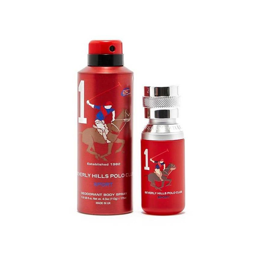 Gift Set Beverly Hills Polo Club: 1982 - Sport 1, Eau De Toilette, For Men, 50 ml + 1982 - Sport 1, Anti-Perspirant, Deodorant S – 2