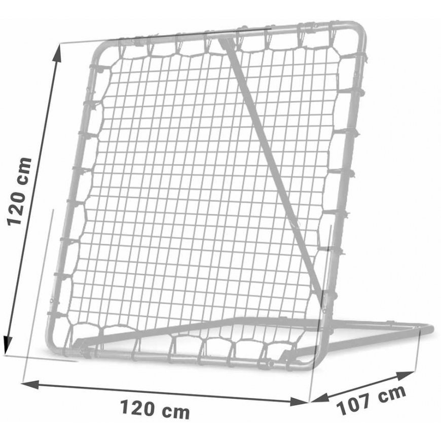 Neo-Sport rebound ball training goal 120 x 120 cm – 4