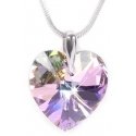 Levien Romantic Heart Necklace Vitrail Light Levien Romantic Heart Necklace Vitrail Light