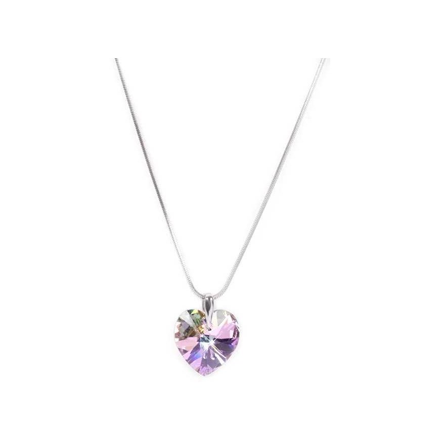 Levien Romantic Heart Necklace Vitrail Light – 2