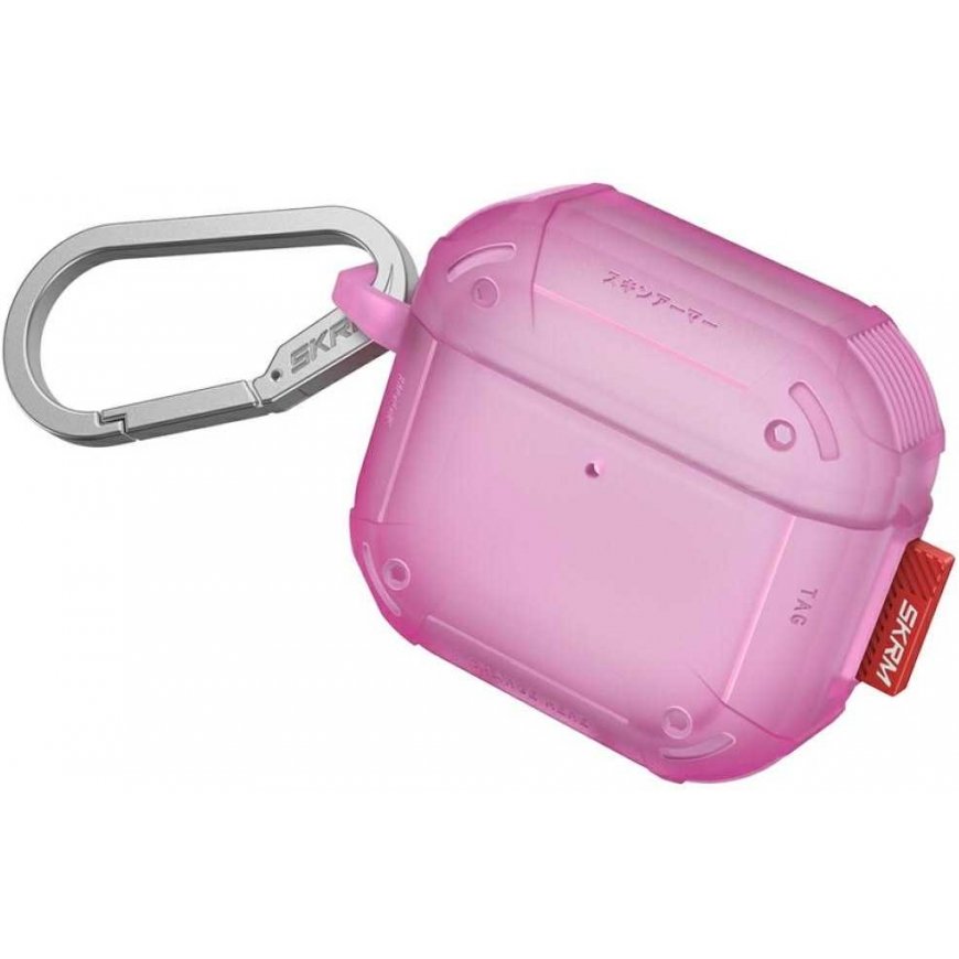 case Skinarma Mecha CE for AirPods 4 fuchsia – 2