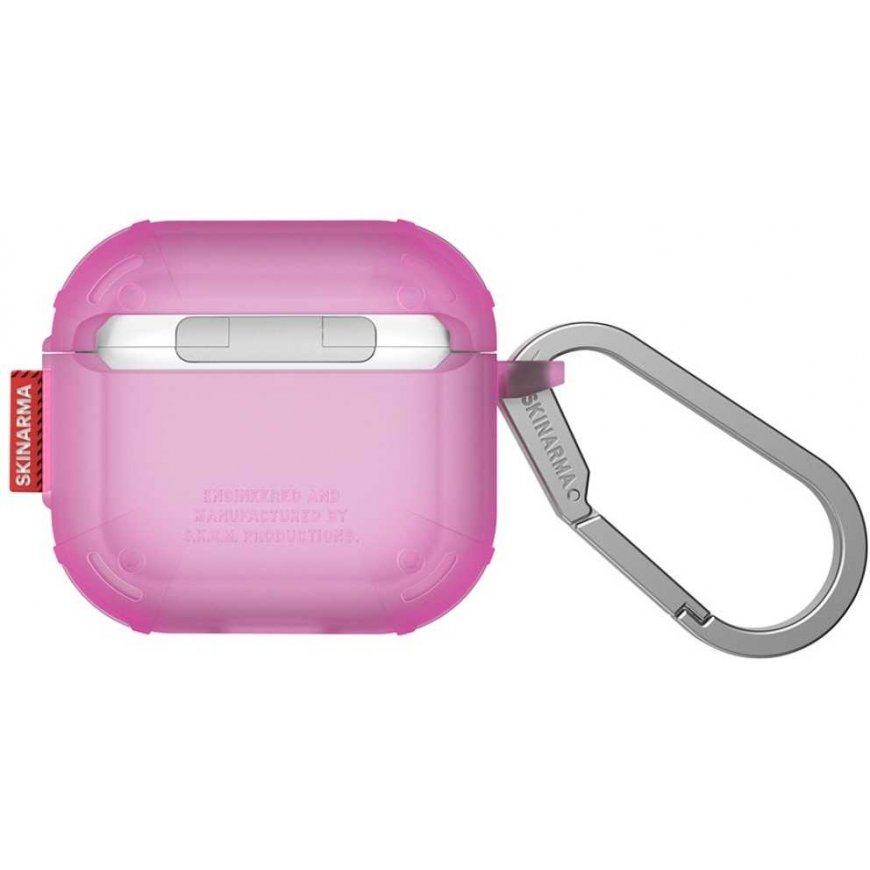 case Skinarma Mecha CE for AirPods 4 fuchsia – 4