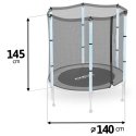 Ulkoverkko trampoliinille 140 cm 4,5 jalkaa Neo-sport