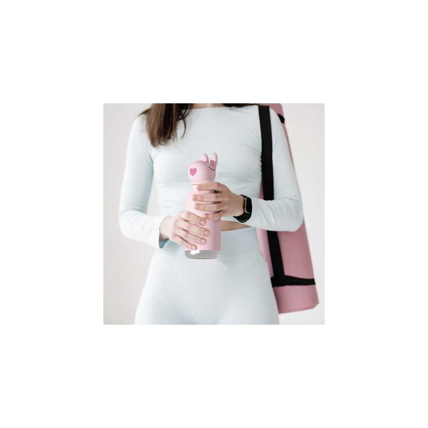 Asobu - Bestie Bunny - 460 ml insulated bottle with straws – 3