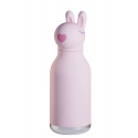 Asobu - Bestie Bunny - 460 ml insulated bottle with straws Asobu - Bestie Bunny - 460 ml insulated bottle with straws