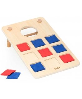 Viga Toys Viga 2in1 skill game Tic Tac Toe + Cornhole – throw at the target