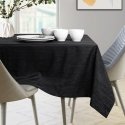 AmeliaHome Tablecloth AH VESTA BRD BLACK 40X250