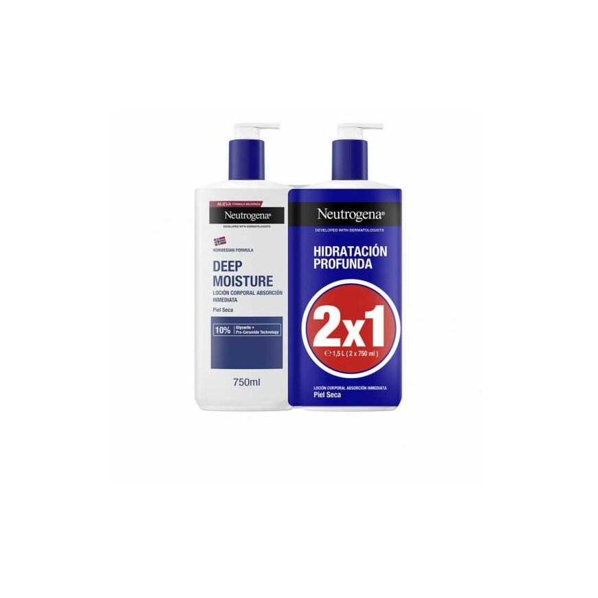 Body lotion Neutrogena NEUTROGENA DEEP HYDRATING 750 ml x 2 – 3