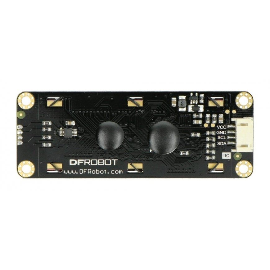 DFRobot Gravity, 2x16 I2C LCD-näyttö, musta RGB-valolla – 3