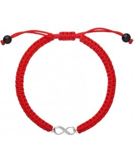 Evolution Group Red Kabbalah Bracelet Infinity 13002.3