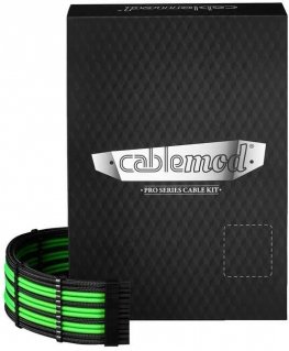 CableMod C-Series Pro ModMesh Sleeved 12V-2x6 12VHPWR Dual StealthSense Cable Kit for Corsair RMi, RMx (Black Label) - black/hel