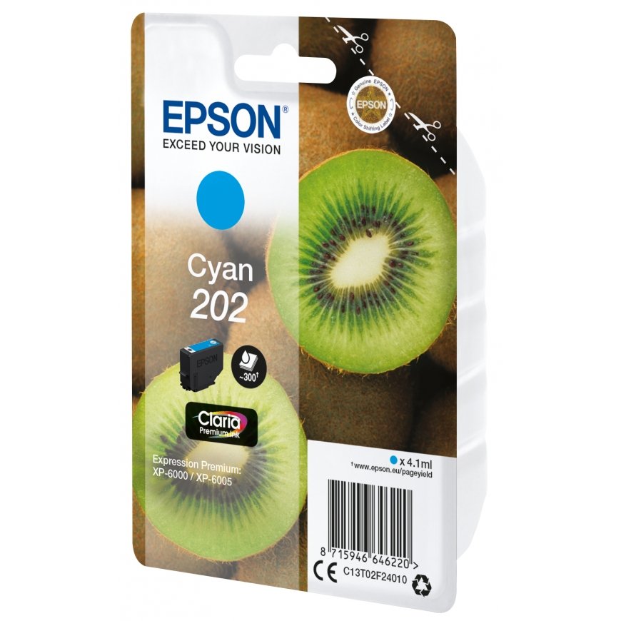 Epson Kiwi 202 струйный картридж 1 шт Подлинный Стандартная Голубой – 2