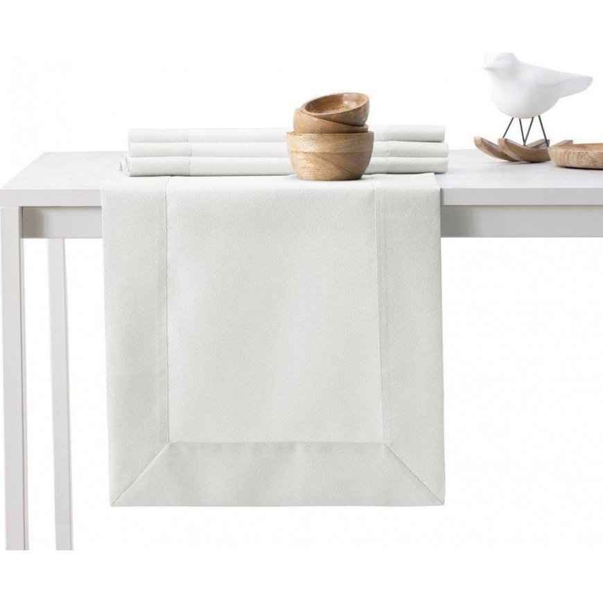 AmeliaHome Tablecloth AH EMPIRE BRD CREAM 30X80