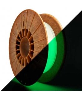 3D plastic PET-G glow in the dark green 1.75mm 0.5kg Rosa3D