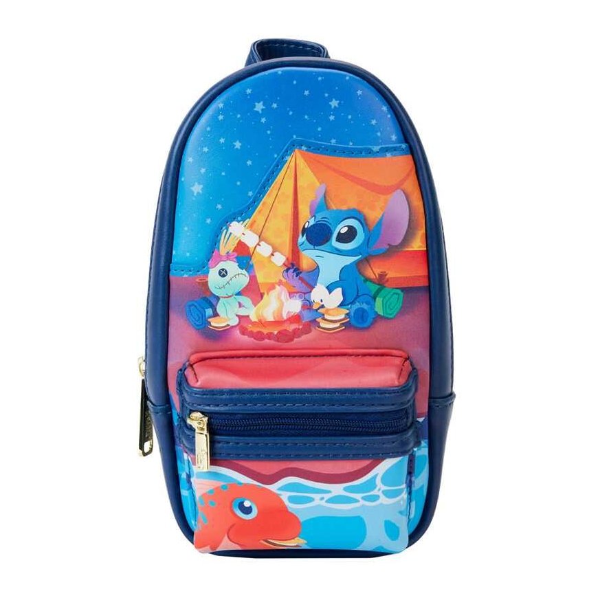 Loungefly Disney Stitch Camping Cuties pencil case